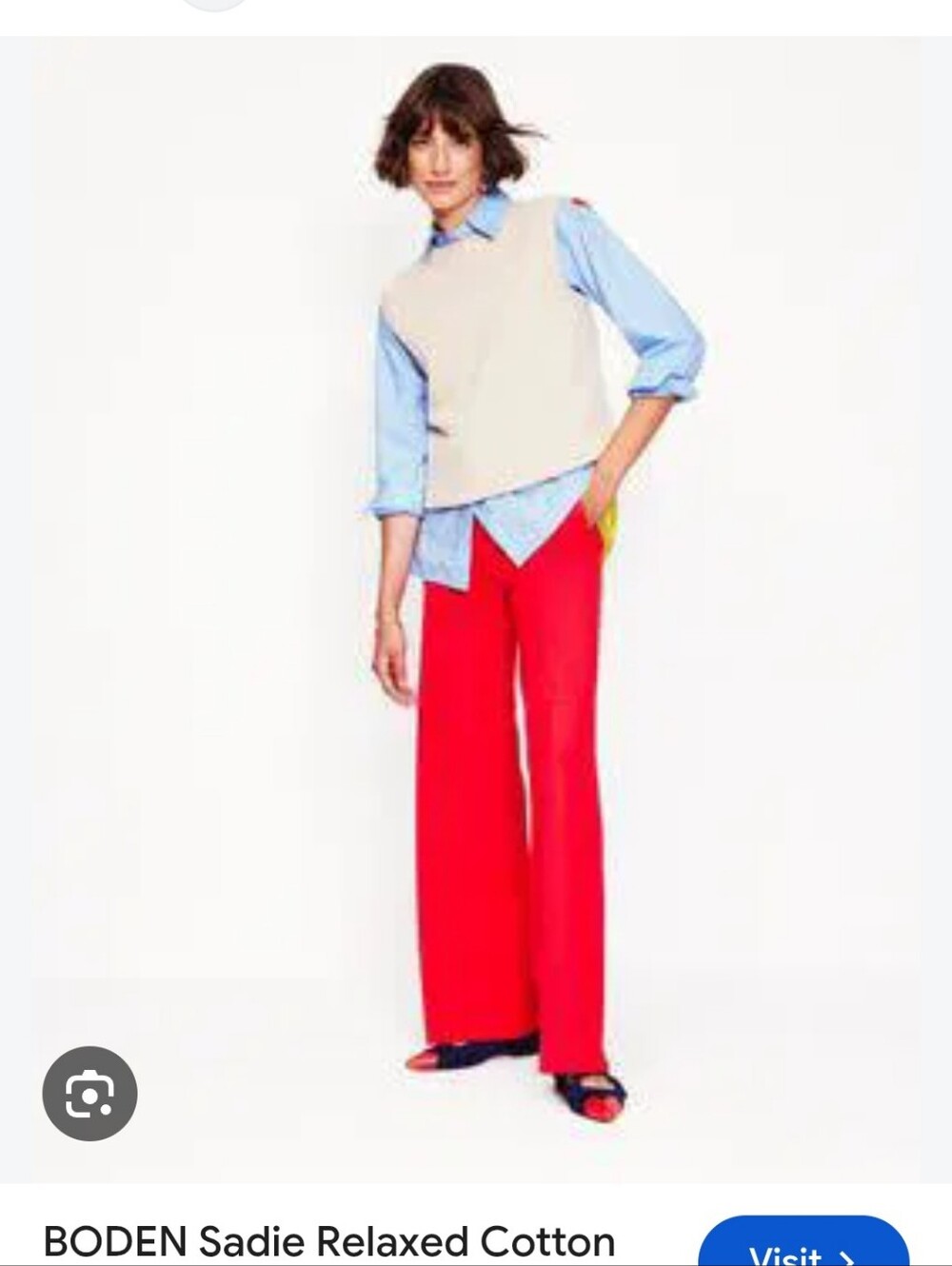 Boden - Multicolour Sadie Button-Down Shirt for - Picture 6 of 6